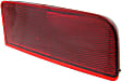 Rear, Passenger Side Bumper Reflector