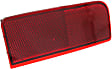 Rear, Passenger Side Bumper Reflector