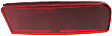 Rear, Passenger Side Bumper Reflector