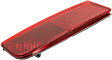 Rear, Passenger Side Bumper Reflector, CAPA Certified