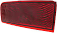 Rear, Driver Side Bumper Reflector
