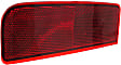 Rear, Driver Side Bumper Reflector