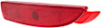 Rear, Driver Side Bumper Reflector