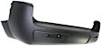 Rear Bumper Cover, Textured, For Models Without Red Line
