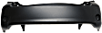 Rear Primed Bumper Cover, Production Date Up To December 2012, CAPA Certified