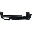 Rear Primed Bumper Cover, With Reflector Holes
