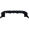Rear Primed Bumper Cover, With Reflector Holes