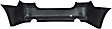 Rear Primed Bumper Cover, Sedan, With Dual Exhaust Cut Outs