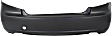 Rear Primed Bumper Cover, Sedan, CAPA Certified