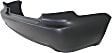 Rear Primed Bumper Cover, Sedan, CAPA Certified