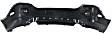 Rear Bumper Cover, Textured, Without Parking Aid Sensor Holes