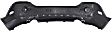 Rear Primed Bumper Cover, Without Parking Aid Sensor Holes