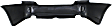 Rear Primed Bumper Cover, Sedan