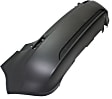 Rear Primed Bumper Cover, With Parking Aid Sensor Holes, Without Cover Extension