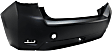 Rear Primed Bumper Cover, 4 Cyl., 2.0L Engine, Hatchback, Except WRX Models, CAPA Certified