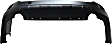 Rear Primed Bumper Cover, Without Parking Aid Sensor Holes, CAPA Certified