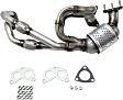 Front Catalytic Converter, Federal EPA Standard, 46-State Legal (Cannot ship to CA, CO, NY or ME), With Integrated Exhaust Manifold, 2.5L Engine