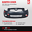2007-2008 Toyota Yaris - Front Primed Bumper Cover, Hatchback, 2-Door, With Fog Lights