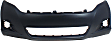 Front Primed Bumper Cover, Without Parking Aid Sensor Holes and Hid Headlights, CAPA CERTIFIED