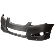 Front Primed Bumper Cover, With Fog Light and Spoiler Holes, CAPA Certified