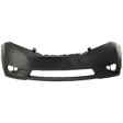 Front Primed Bumper Cover, Base/LE/XLE; without Parking Aid Sensor Holes