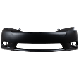 Front Primed Bumper Cover, Base/LE/XLE; without Parking Aid Sensor Holes, CAPA CERTIFIED