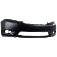 Front Primed Bumper Cover, Base/LE/XLE; without Parking Aid Sensor Holes, CAPA CERTIFIED