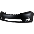 Front Primed Bumper Cover, Limited; XLE w/ Limited Pkg; with Parking Aid Sensor Holes