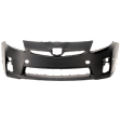 Front Primed Bumper Cover, Base Model, 4 Cyl., 1.8L Engine, With Park Sensor Hole and Pre-Collision System, CAPA Certified