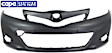 Front Primed Bumper Cover, Hatchback, For Ce/L/LE Models, Japan Built Vehicles, CAPA Certified