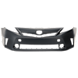 Front Primed Bumper Cover, Model With Halogen Headlights, With Pre-Collision System (Pcs)