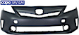 Front Primed Bumper Cover, Model With Halogen Headlights, Without Pre-Collision System (Pcs), CAPA Certified