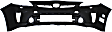 Front Primed Bumper Cover, With Headlight Washer Holes, For (Plug-In Models With LED Headlights, CAPA Certified