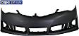 2014 Toyota Camry - Front Primed Bumper Cover, CAPA Certified