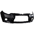 2014-2016 Toyota Corolla - Front Primed Bumper Cover, For CE|L|LE|LE ECO Models, Without Chrome Grille Surround
