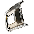 Front, Passenger Side Bumper End, Chrome Steel