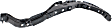 Front Bumper Reinforcement, 2.5L, 4Cyl, Steel