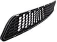 Front Bumper Grille, Textured Gray
