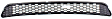 Front Bumper Grille, Textured Gray
