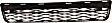 Front Bumper Grille, Textured Black