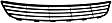 Front, Lower Bumper Grille, Textured Gray, Base/S Models, Sedan, 4 Cyl., 1.5L Engine, CAPA Certified