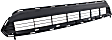 Front, Lower Bumper Grille, Textured Black CAPA Certified