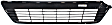 Front, Lower Bumper Grille, Textured Black