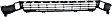 2013 Toyota Sequoia - Front, Center Bumper Grille, For Models Without Laser Cruise Control, Black