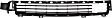 Front, Center Bumper Grille, Black