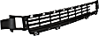 Front, Center Bumper Grille, Black