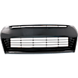 Front Bumper Grille, Black, with Chrome Moldings, S/Special Edition Models