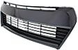Front Bumper Grille, Black, with Chrome Moldings, S/Special Edition Models