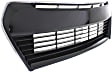 Front Bumper Grille, Black, with Chrome Moldings, S/Special Edition Models
