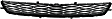 Front Bumper Grille, Textured Black
